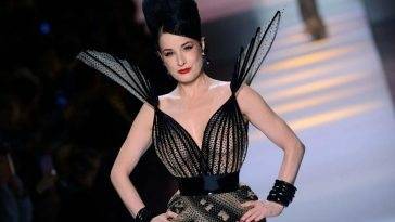 Dita Von Teese Nipples in See Through Dress on adultfans.net