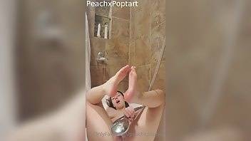 Peachxpoptart an older vid of me licking my feet and masturbating in the shower xxx onlyfans porn on adultfans.net