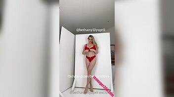 Bethany lily red bikini onlyfans videos on adultfans.net