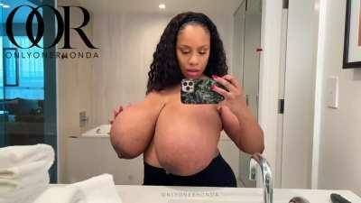 Gigantic Titty Latina on adultfans.net