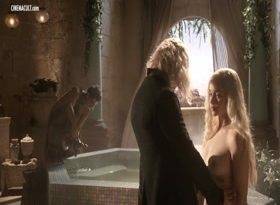 Emilia Clarke Esme Bianco Sahara Knite 13 Game of Thrones Sex Scene on adultfans.net
