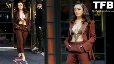 Charli XCX Shows Off Her Sexy Tits in New York - New York on adultfans.net