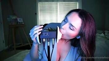 Heatheredeffect asmr onlyfans kissing & licking short video xxx on adultfans.net