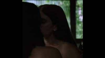 Kate Mara and Sophie Bush making out on adultfans.net