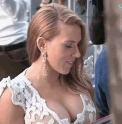 My BBC is throbbing to Scarlett Johanssons big white tits on adultfans.net