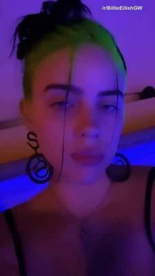 Nude Tiktok  Another day means another load for Billie Eilish and her big tits. on adultfans.net
