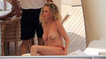 Melanie Griffith Topless Massage on the Boat on adultfans.net
