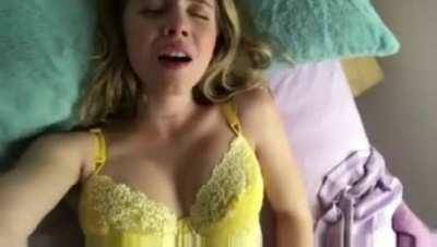 Sydney Sweeney on her back with her big breasts heaving in pleasure is a great look on adultfans.net