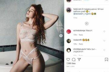 Heidi Romanova Nude Dildo Wet Pussy Snapchat Video  on adultfans.net