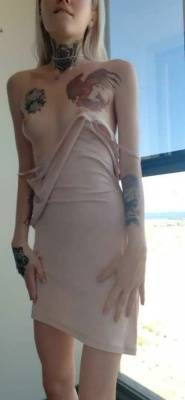 This dress hides all the beauty of my figure, I must take it off as soon as possible on adultfans.net