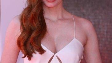 Eleanor Tomlinson Flaunts Her Sexy Tits at the Bafta TV Awards in London on adultfans.net