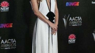Braless Phoebe Tonkin Looks Sexy at the AACTA Awards in Sydney on adultfans.net