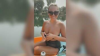 Belllexox 24 08 2021 2200971337 who wants to join me and work his legs out on a pedalo ride onlyf... on adultfans.net