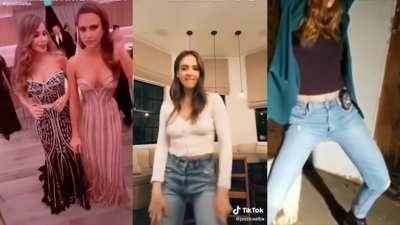 Jessica Alba sure has the legs and the moves to make any man hard on adultfans.net