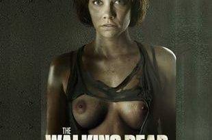 Lauren Cohan Topless Nude Promo For "The Walking Dead" on adultfans.net