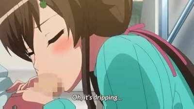 Lucky guy gets a blowjob by childhood friend while sleeping (Hentai- Aikagi The Animation) on adultfans.net