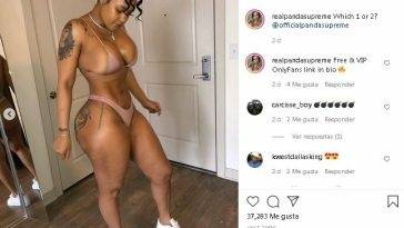 Pandasupreme Ebony Thot Showing Her Pussy OnlyFans Insta Leaked Videos - fapfappy.com