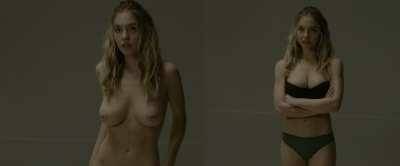 Sydney Sweeney unleashed her big, natural tits again in her new movie (on/off) on adultfans.net