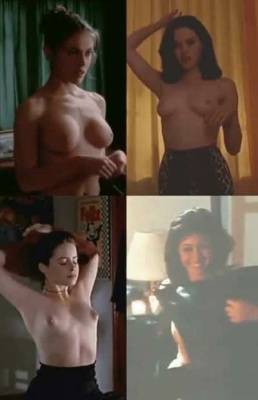 Charmed: disrobing spell - Alyssa Milano, Rose McGowan, Holly Marie Combs, Shannen Doherty on adultfans.net