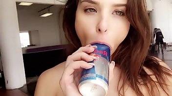 Leah Gotti sucks a can of Red Bull premium free cam snapchat & manyvids porn videos on adultfans.net