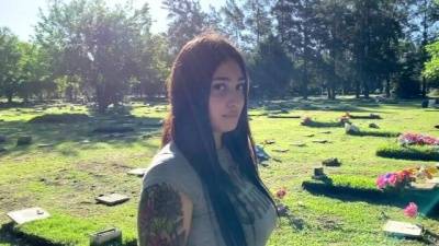 She went to visit her FRIEND at the CEMETERY and the CAREGIVER FUCKED HER AMONG THE GRAVES on adultfans.net