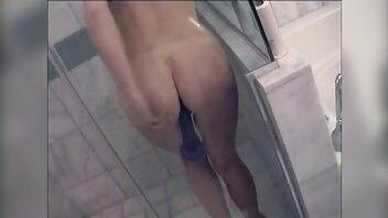 Christiemilf fucking dildo in shower xxx video on adultfans.net