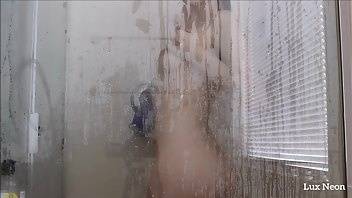 Luxneon voyeur shower glass tease wet look erotic nude porn video manyvids on adultfans.net