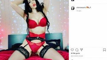Alannavsexy Red Lingerie Tease OnlyFans Insta  Videos on adultfans.net