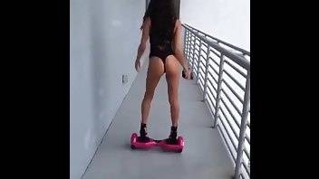 Veronica Rodriguez rides a SEGWAY premium free cam snapchat & manyvids porn videos on adultfans.net