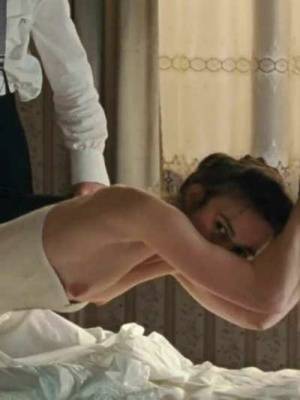 Keira Knightley getting spanked with her tits out on adultfans.net