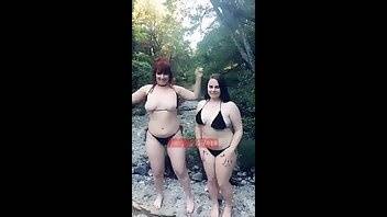 Amber Dawn outdoor on lake naked snapchat premium porn videos on adultfans.net