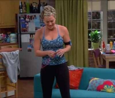 Kaley Cuoco tight outfit on adultfans.net