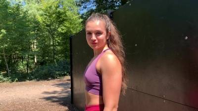 Part1 Anal casting for fitness coach Claire 1st time porn on adultfans.net