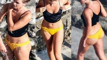Emma Watson Shows Off Her Perfect Butt on Her Holiday in Positano on adultfans.net