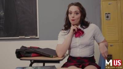 Sophia Burns - Real POV Adventures: Sexy Schoolgirl Fucks Classmate on adultfans.net