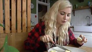 Bad Dolly eating huge omelette and farting xxx premium porn videos on adultfans.net