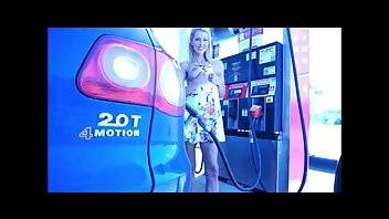 Hollyhotwife gas station flashing xxx premium porn videos on adultfans.net