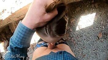Cute mary fuck on an abandoned construction site stranger creampie teen full premium porn video on adultfans.net