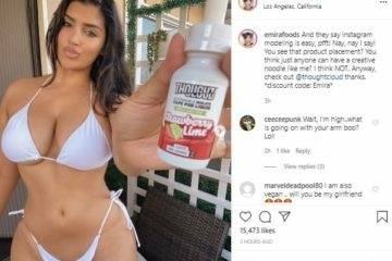 EmiraFoods Nude Sex Tape Blowjob Premium Snapchat on adultfans.net