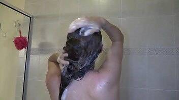 Lelu Love Pregnant Masturbating In Shower While Washing My Hair June 2 2018 1080p premium porn video on adultfans.net