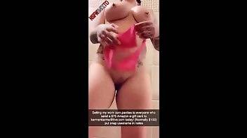 Karmen karma shower pussy fingering snapchat premium xxx porn videos on adultfans.net