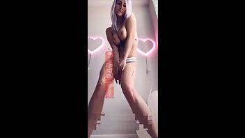 Mia Screams striptease & blue dildo play snapchat premium porn videos on adultfans.net