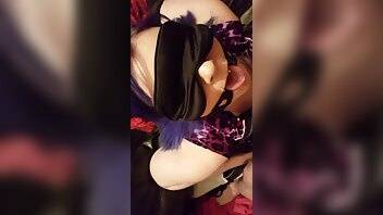 Boundgirlxo sexy pigtails gagged blowjob xxx video on adultfans.net