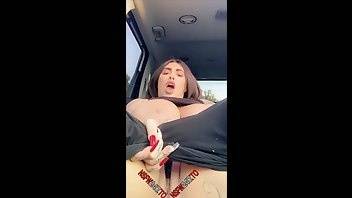 Ana lorde quick masturbation in car snapchat xxx porn videos on adultfans.net