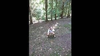 Naughty Poppy - Peeing in the Woods -  Pissing Video on adultfans.net