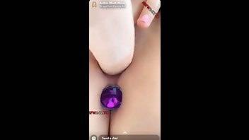 Andrea abeli anal plug dildo masturbation snapchat xxx porn videos on adultfans.net