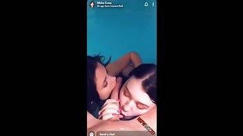 Misha cross swimming poll double blowjob snapchat xxx porn videos on adultfans.net