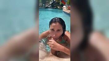Ashley adams swimming pool blowjob snapchat premium 2021/09/08 xxx porn videos on adultfans.net
