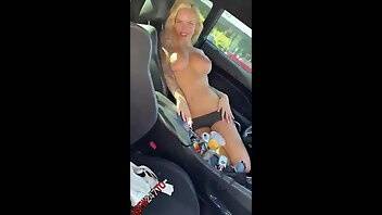 Viking Barbie my friend films me with traffic going by on a busy street snapchat premium 2020/07/... on adultfans.net