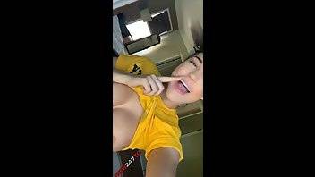 Rainey james morning boobs tease snapchat xxx porn videos on adultfans.net